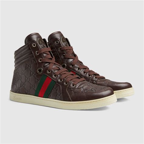 gucci high top sneaker herren|high top gucci sneakers men.